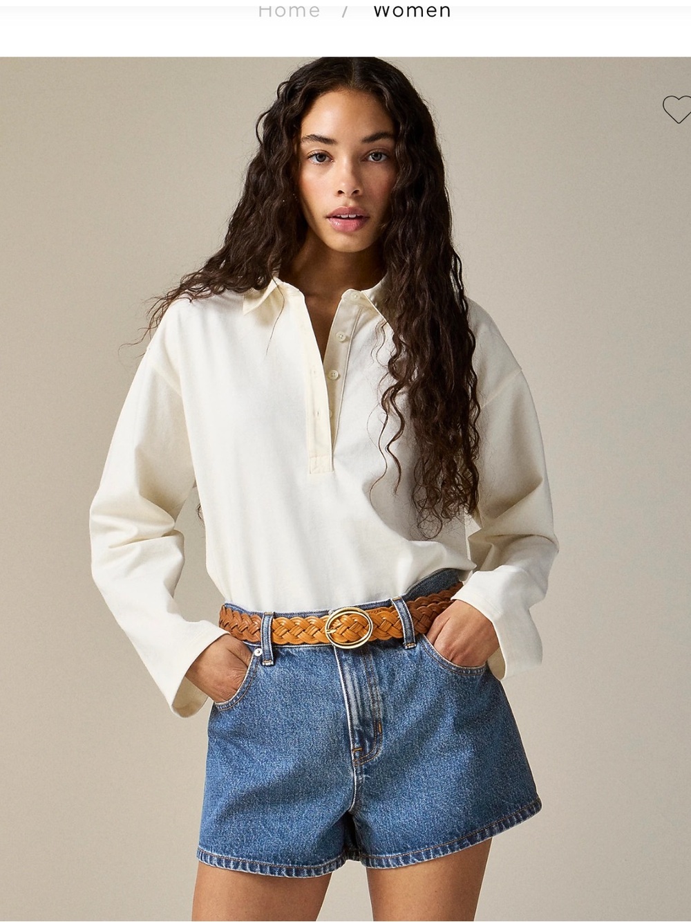 J Crew Low Rise Denim Short